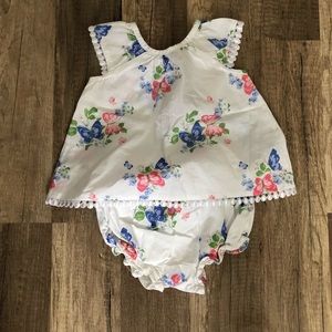 Janie and Jack 3-6 months girl’s two piece set